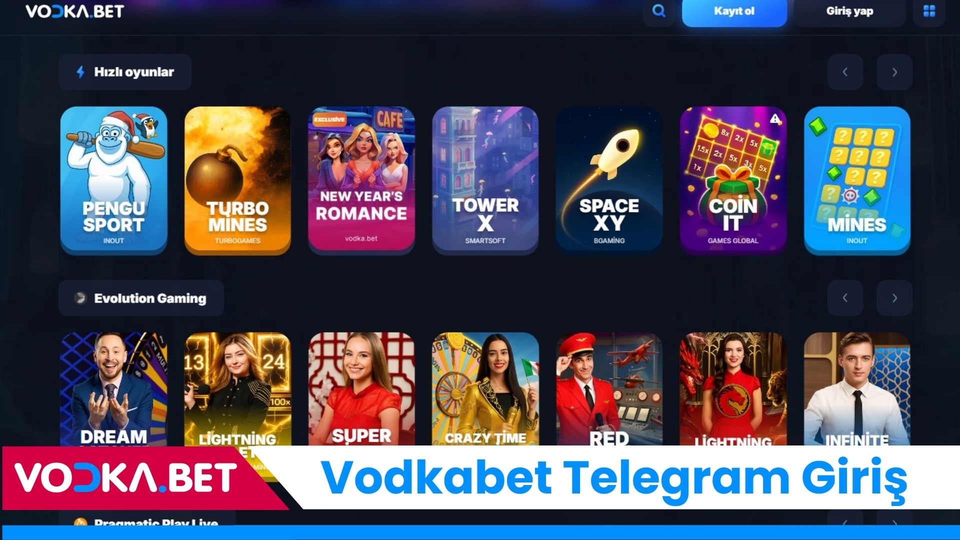 Vodkabet Telegram Giriş