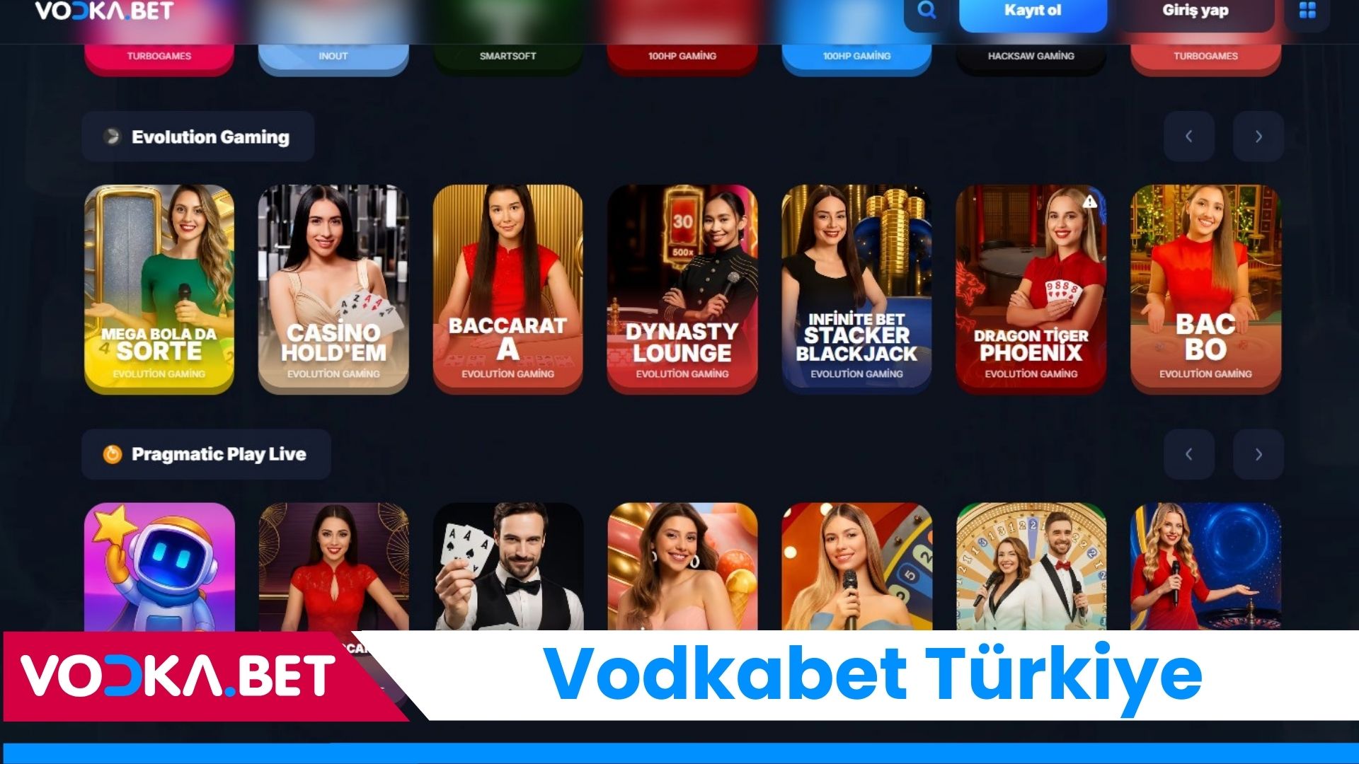 Vodkabet Türkiye: Canlı Casino Farkını Hisset